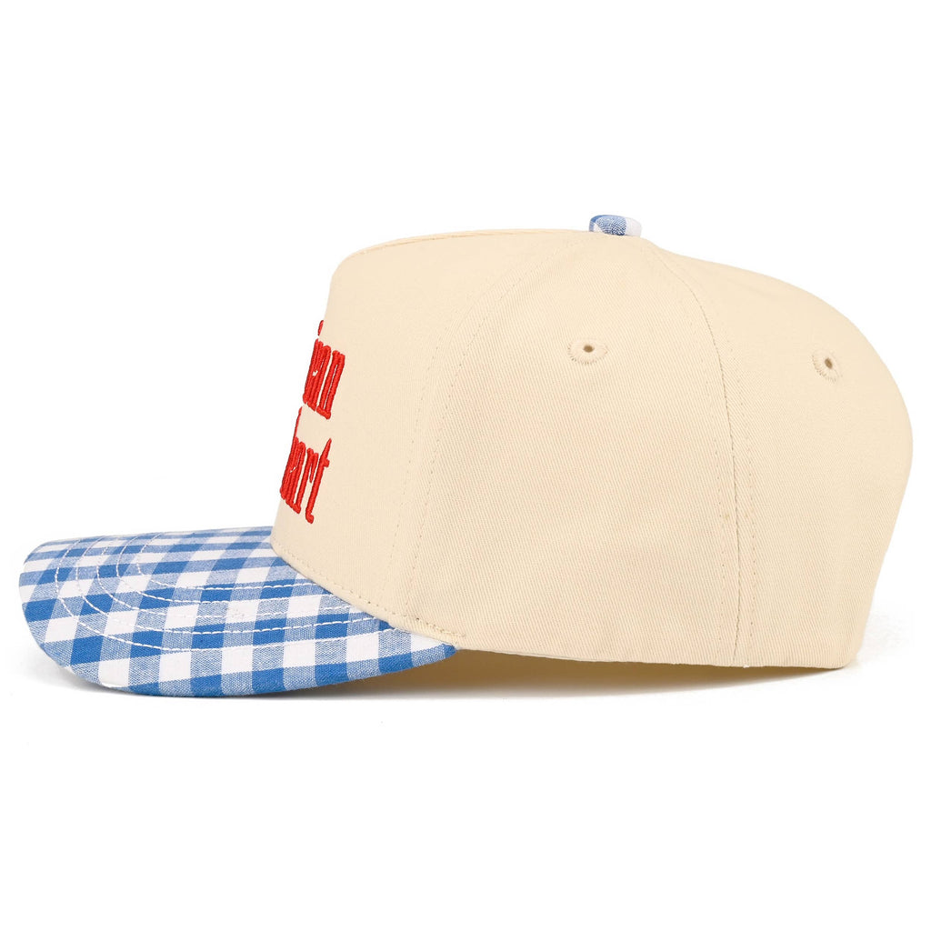 C.C AMERICAN SWEETHEART Letter on Two Tone Trucker Hat