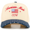 C.C AMERICAN MADE 1776 Letter on Two Tone Trucker Hat