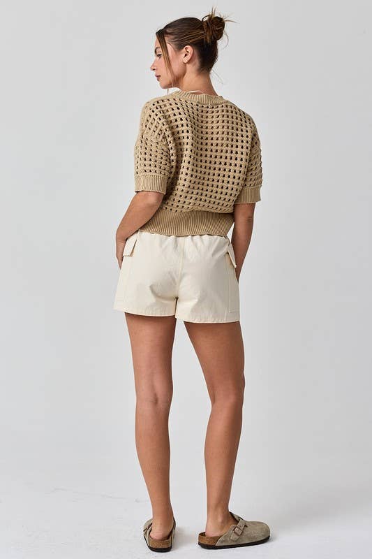 Alina Cropped Crochet Top